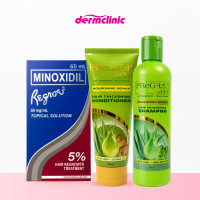 Regroe 5% 60ml Pregroe Shampoo 250ml & Pregroe Conditioner 200ml