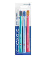 Curaprox  Ultra Soft Three-pack Toothbrush CS 5460 bristles for sensitive gums