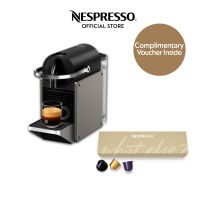 Nespresso Pixie C62 Automatic Coffee Machine Coffee Maker with Coffee Capsules Titan