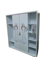 WARDROBE STEEL CABINET 4 DOORS SLIDING TYPE (160 CM)