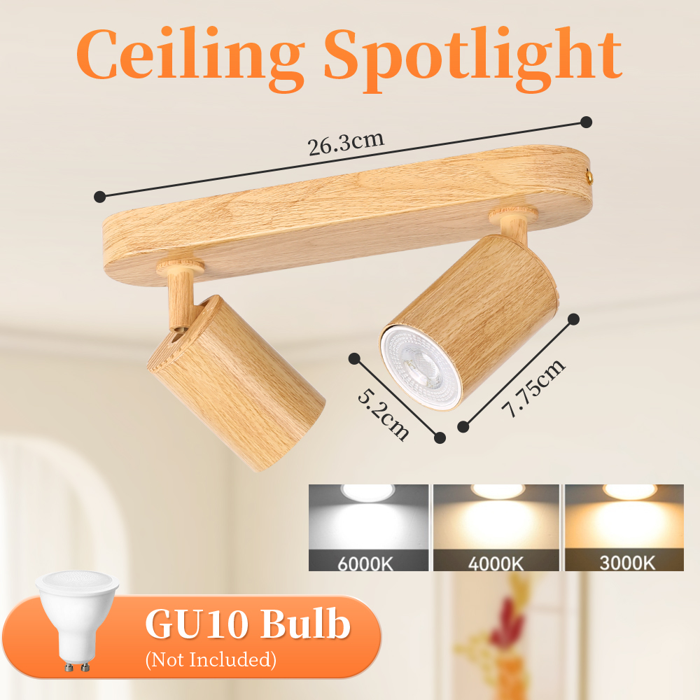 CHENBEN Replaceable Spot Light LED Ceiling Lights Gu10 Track Light 220V Round Track Lamp Spotlight Replaceable GU10 Bulb For Hall Store Clothing Shop Rail Display Lighting