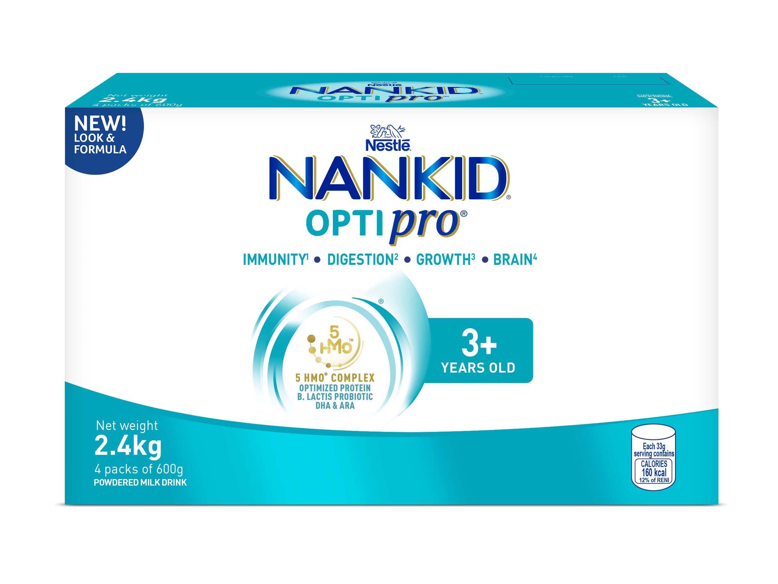 NANKID Optipro FOUR Powdered Milk for 3+ Years Old 2.4kg