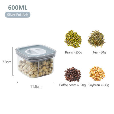 Airtight Food Containers With Easy Open Lock Lid Dry Food Candy Pasta ...