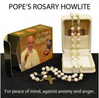 POPES ROSARY :HOWLITE