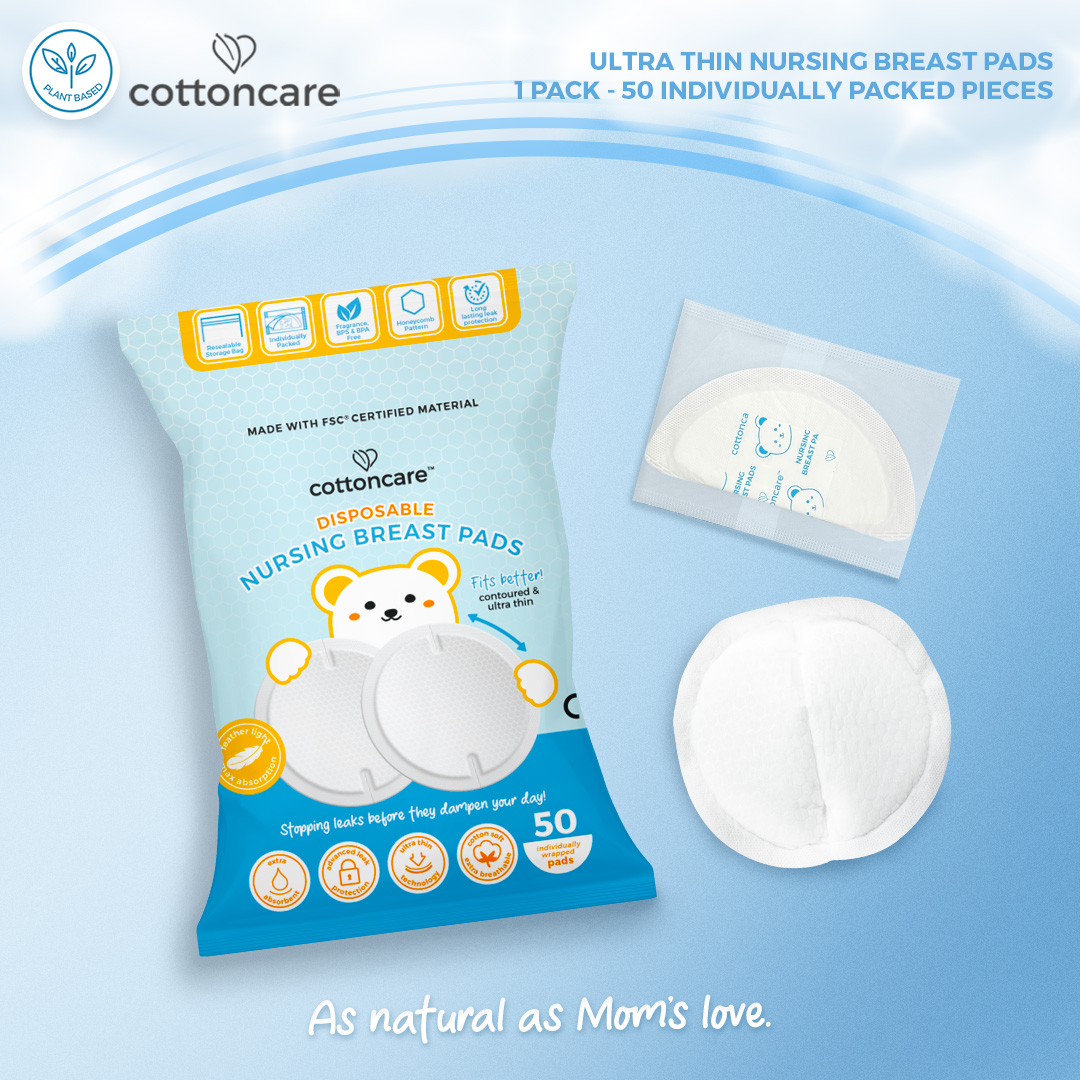 Cottoncare™ Ultra Thin Nursing Breast Pad Soft Disposable Super Absorbent Leak-Proof