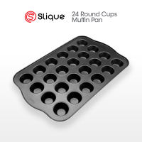 SLIQUE Premium Non-stick Cupcake Molder Muffin Pan Molder Baking Pan Baking Tools 6/12/24 Holes - Baking Essentials