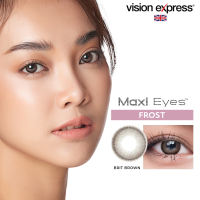 Vision Express Maxi Eyes Frost Series Monthly Colored Graded Contact Lenses - Brit Brown (-0.00 to -7.00)