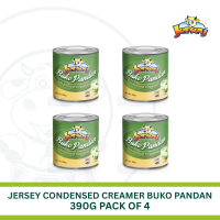 Jersey Flavored Condensed Creamer Buko Pandan 390g (Pack of 4)