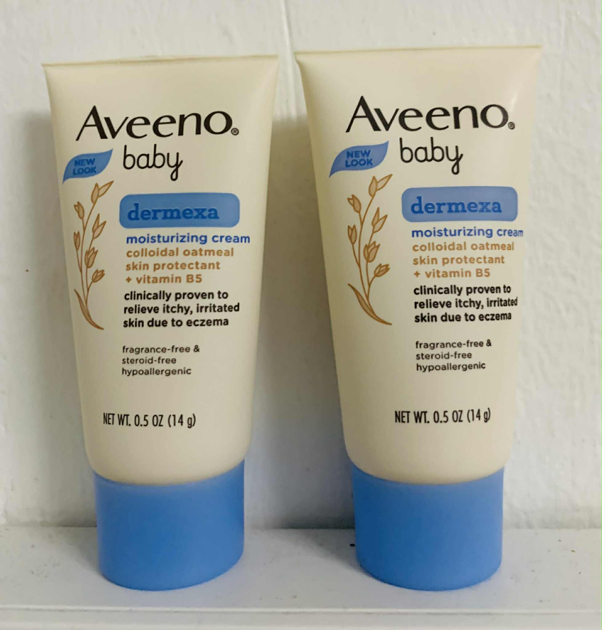 (BUY 1 TAKE 1) AVEENO Baby Dermexa Moisturizing Cream 14g | Travel Size for Dry Sensitive Skin