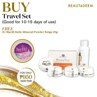 Beautederm Travel Set Promo - Clear Skin & Whitening Moisturizer Essentials (Good for 14 Days Use)