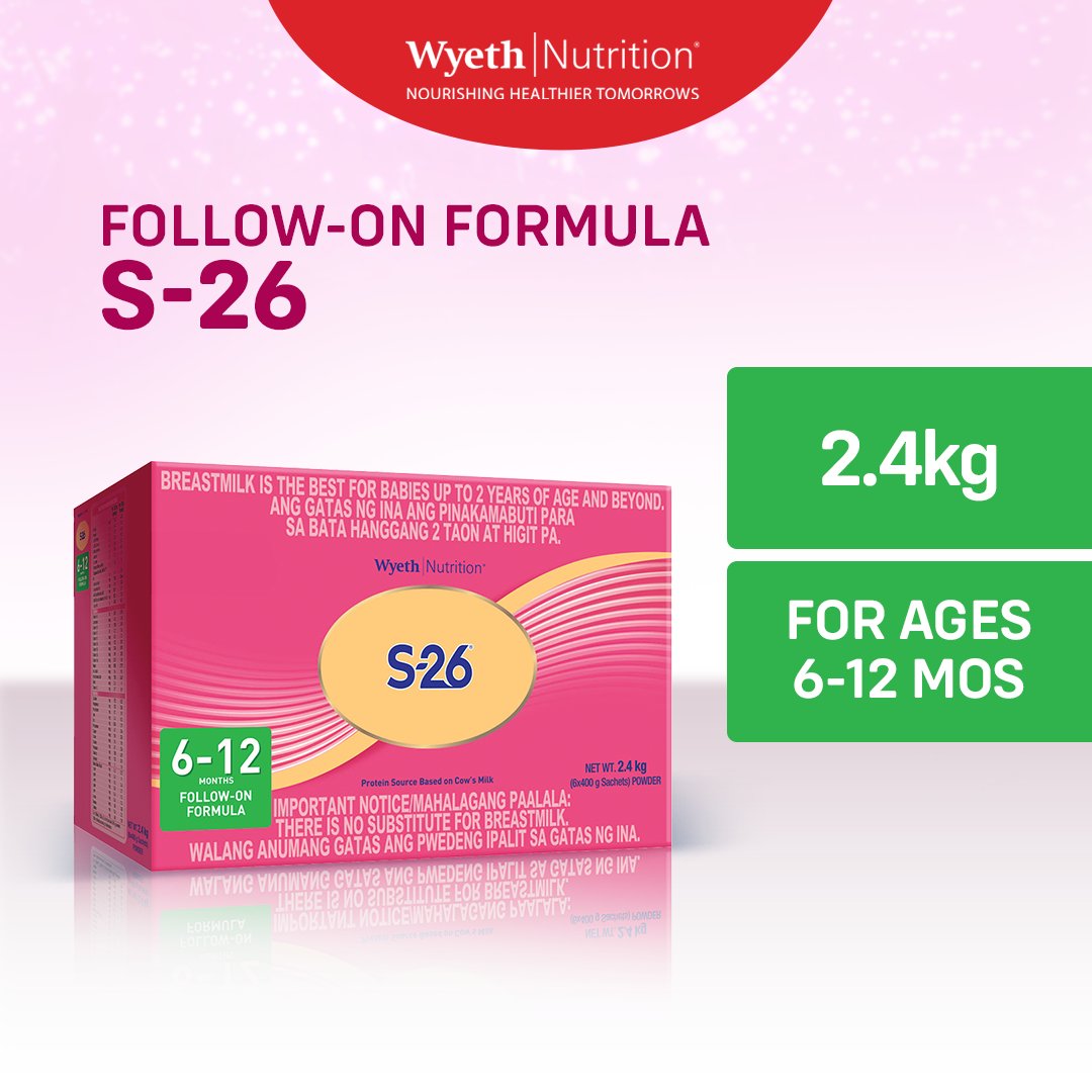 S-26 Two Follow-On Formula Milk Powder for 6-12 Months Old 2.4kg