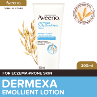 Aveeno Dermexa Cream 200ml - Eczema Lotion Body Lotion for Sensitive Skin Atopic Dermatitis