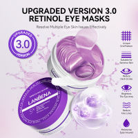 LANBENA Collagen Eye Mask Anti-Anging Peptide Eye Patches For Eyebags Hyaluronic Moisturizing Retinol  Remove Puffy Eye Dark Circle Eye Care 60pcs