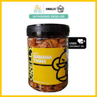 Orells Glazed Banana Thins Original 200g (Cooked with Coconut Oil Sustainable Farming Locally Made)