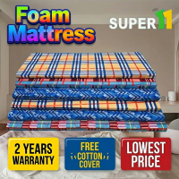 SUPER11 Sponge Foam Mattress Queen Size 4″ Thick Foldable Mattress Soft Support for Pregnant Women & Old 100% Brand New Quality Product Foam Bed Single/Double Size