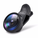 3 in1 Clip Camera Lens Fish Eye Wide Angle Macro Lens for Smartphone Tablet PC