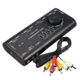 4 In 1 AV Video Audio Signal S-Video Switcher Splitter Hub Switch Box RCA Cable - Intl August 2018 - 2 4 in 1 AV Video Audio Signal S-Video Switcher Splitter Hub Switch Box RCA Cable - intl - 2