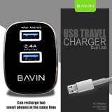 Bavin PC727 Dual USB Slot 2.4A Android Quick Charger Travel Adapter September 2018 - 2 Bavin PC727 Dual USB Slot 2.4A Android Quick Charger Travel Adapter - 2