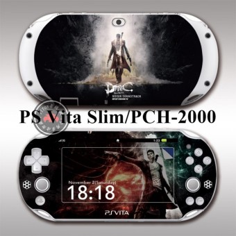 Protective Vinyl Sticker Skin Decal Cover for PlayStation Vita 2000/PS Vita Slim/PCH-2000 DMC - intl ...