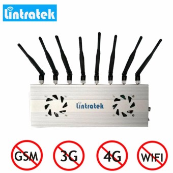 Signal Blocker Jammer with Eight Signal Antennas Block GSM 3G 4G WIFI Signal - intl