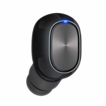 ZNT FIT Mini Bluetooth Earphone Smallest Wireless In-Ear Earbud with Magnetic Charger-Black - intl