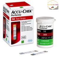 Accu-Chek Performa 50 Test Strips Sheets / Accu Check Perfoma Strips 50 / Blood Glucose Strip for Performa Combo Connect Expert Nano (Exp: May 2027 or later)