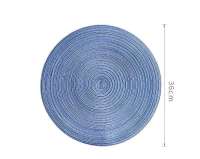 Round Placemats For Dining Table Mat Heat-Resistant Washable Ramie Placemat Anti-Slip Cup Coasters