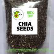 Organic Chia Seeds: 50g, 1kg, 100g, 500
