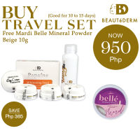Beautederm Travel  Set Promo (Last up to 14 days of use) - Glow & Acne Care Essentials