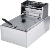 Keimav 6L Stainless Steel Deep Fryer with Temperature Control