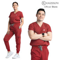 KAIZEN.PH Scrub Suit 2nd Gen KSS2G-02 Invisible Pocket Top Cargo Jogger Pants Series