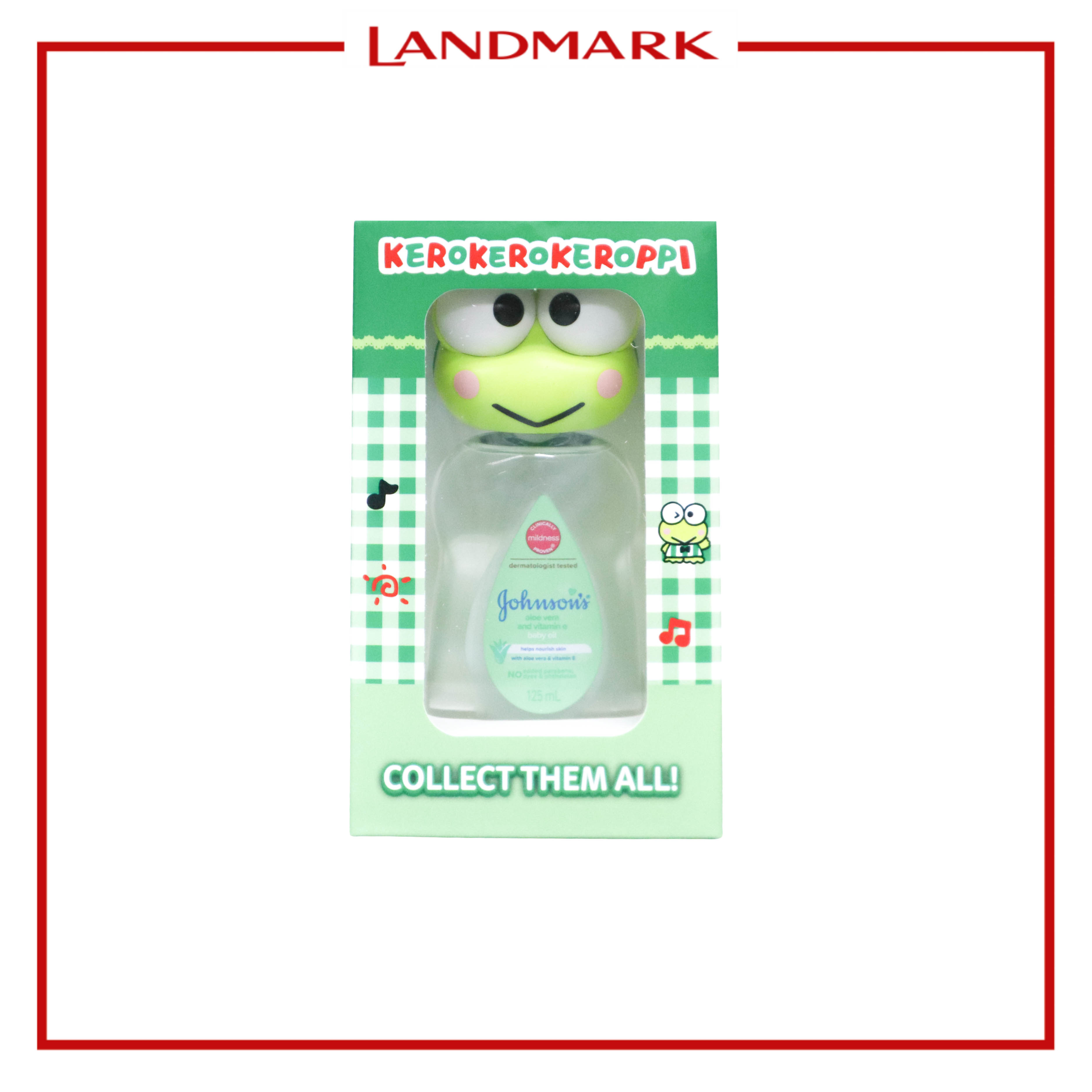 Buy Johnsons Baby Oil Aloe Vera & Vitamin E 125ml Get Free Kerokerokeroppi Keychain
