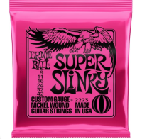 Monstermarketing Ernie Ball 2223 Super Slinky Nickel Wound Electric Guitar Strings - .009-.042 Music Accessories
