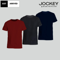 Jockey Generation Cotton-Rich Round Neck (Tri-Pack)