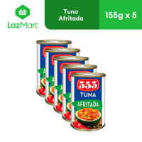555 Tuna Afritada Healthy High Protein Vit A No Preservatives 155g - Pack of 5
