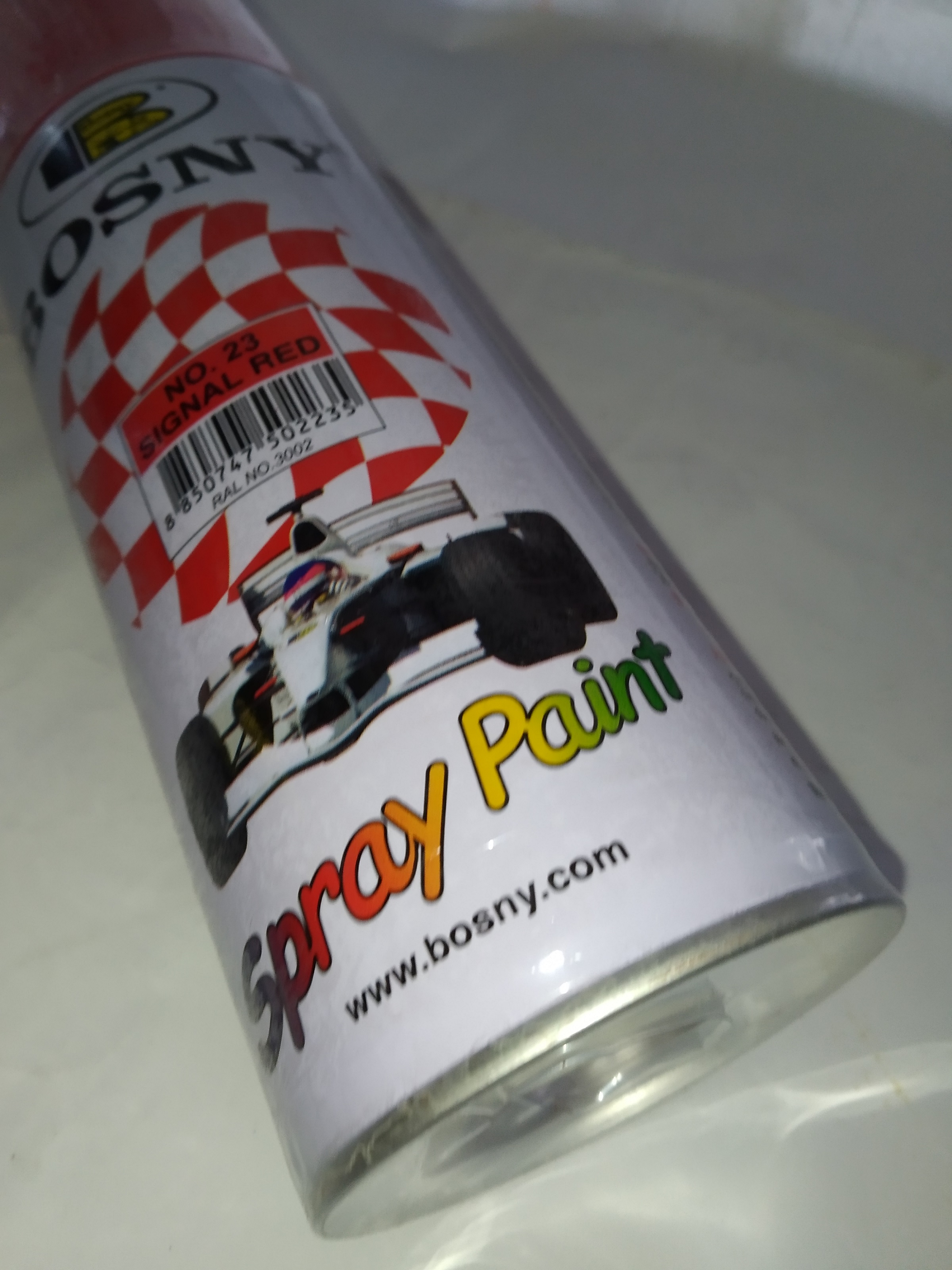 BOSNY SPRAY PAINT 300g (NO.23 SIGNAL RED) review and price