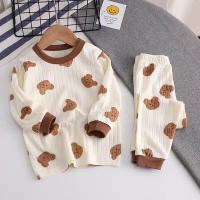 Baby Pajama Set Cute For Kid Breathable Comfortable Sleepwear Set Baby Cartoon Cotton Pajama Set