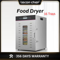 Leconchef stainless steel 16-layer commercial and household food dehydrator food dryer used for drying fruits pet snacks meat