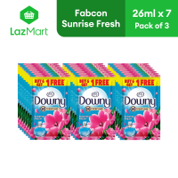 Downy Fabcon Sunrise Fresh 26ml (6+1) - Pack of 3