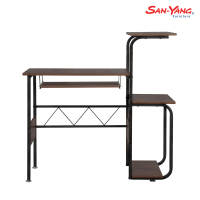 San-Yang Furniture Computer Table Functional Dark Walnut 405305