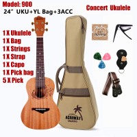 Acouway Ukulele soprano/Concert/tenor Ukelele 21/24/26 mahogany ukulele guitar Japan Carbon 4strings