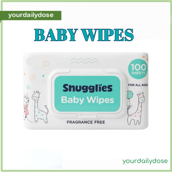 Snugglies Baby Wipes (Fragrance-Free) – 100 Sheets