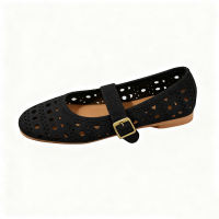 YOTO Mary Janes Loafers For Women Suede Ballet Flat Breathable French-Inspired Softy Casual Doll Shoes