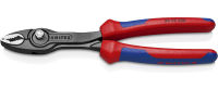 Knipex 82 02 200 TwinGrip Slip Joint Pliers Atramentized Front Power Strip Pliers 200 mm Black