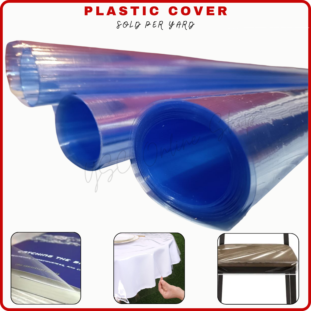 Plastic Cover Clear Thick for Table Book Notebook Front Store Cover Sold Per Yard - Continuous cut