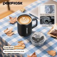 Peliflask 350ml/500ml  Stainless Steel Coffee Mug With Leakproof Lid Vacuum Insulation Cup