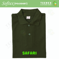 SOFTEX Honeycomb UNISEX PLAIN POLO SHIRT SAFARI DARK GREEN FERN GREEN (BEST SELLER/LOWEST PRICE)
