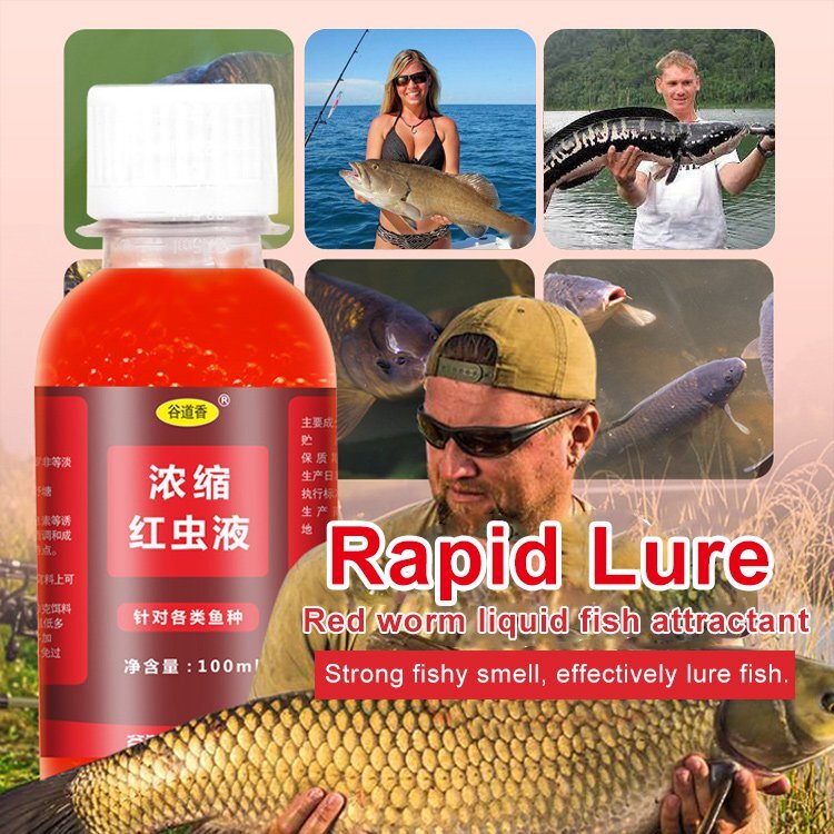 120ml Liquid Blood Worm Scent Fish Attractant Spray Flavor Additive Fishy  Lure