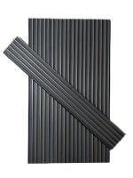 Supermax Modern Style Waterproof Board PVC Grille Wall Panel Modern 3D Solid Ecological Wallpaper Wood Design Home Living Office Room Wall Decor 151mm X 1000mm