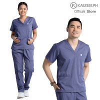 Scrub Suit KSS-03 NEW COLORS PLAIN SERIES by KAIZEN.PH